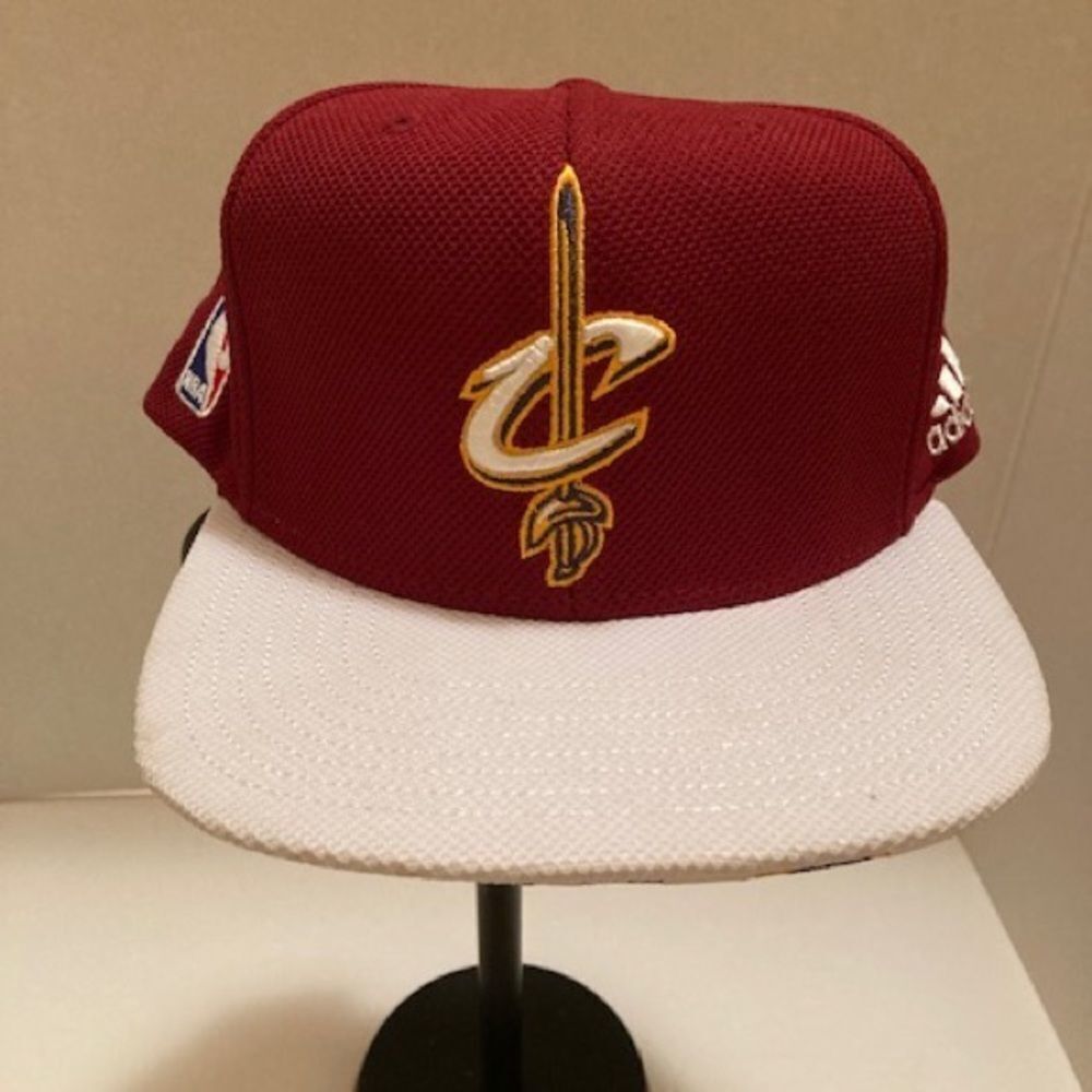 Adidas NBA Cleveland Cavaliers Snap Back Wide Brim Hat Adjustable Sizing